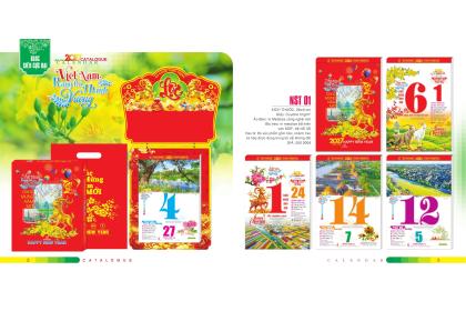     In lịch Tết 2027 cho doanh nghiệp &ndash; mẫu đẹp, in logo theo y&ecirc;u cầu